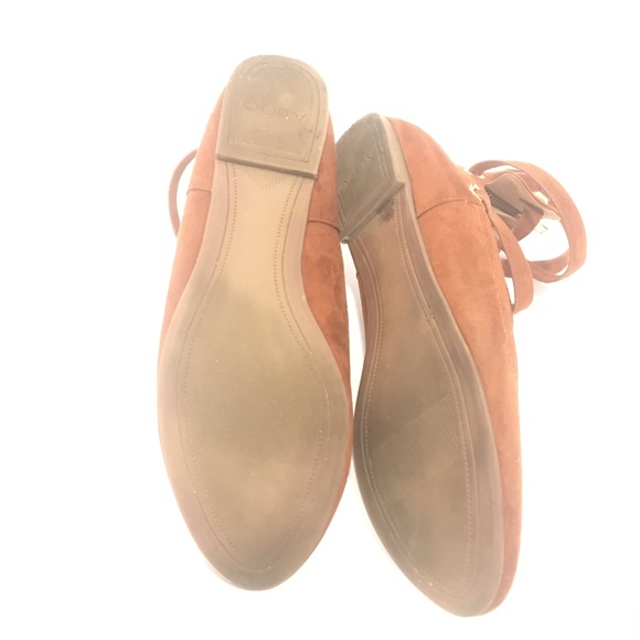 Ankle strap, suede flats, from Aldo. - Picture 4 of 4